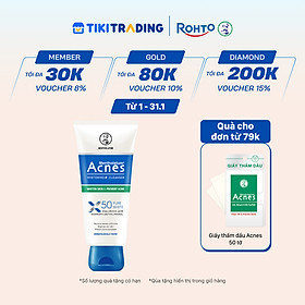 Sữa rửa mặt dưỡng trắng dạng kem Acnes Whitening+ Cleanser 100g