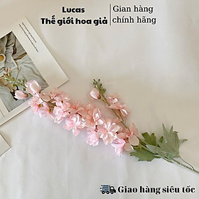 Mua Combo 10 hoa giả - Hoa phi yến Lucas 70cm trang trí bền  đẹp  thanh mát