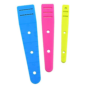 2-3pack 3Sizes Colorful Plastic Sewing Threaders Wear Elastic Band String DIY