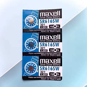 Pin Maxell Nhật Bản SR616SW / 321 (Viên Lẻ) Hàng Chính Hãng Made in Japan
