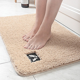 Thảm chùi chân thảm trang trí để cửa phòng, cửa nhà vệ sinh, thảm lót chân màu trơn chất liệu cao cấp