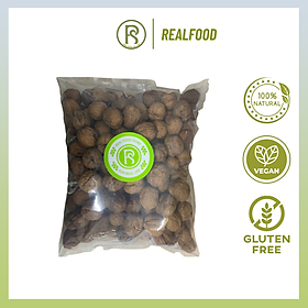 2kg Hạt óc chó vàng nguyên vỏ Real Food (in-shell walnuts)