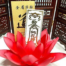 Mua miếng dán ĐÀO HOA CHỐNG Ế cho nam và nữ   linh phù dán điện thoại đẹp lung linh