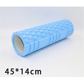 Hình ảnh Con Lăn Massage Foam Gai Dẹt 45x14 cm Ống Lăn Giãn Cơ Tập Yoga, Gym