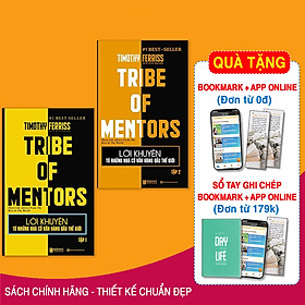 Hình ảnh BIZBOOKS - Bộ 2 Cuốn Sách Lời Khuyên Từ Những Nhà Cố Vấn Hàng Đầu Thế Giới – Tribe Of Mentor (Tập 1 + Tập 2)– MinhAnBooks