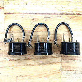 Mua Rơ le Tecmic Block Tủ Lạnh - Relay Tecmit bảo vệ máy nén 220Vac-50/60Hz loại tròn # phụ tùng tủ lạnh - 1/4 HP