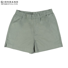 Quần Shorts Linen Nữ Giordano 05403209