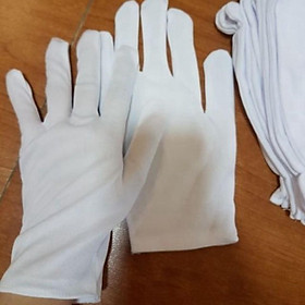 Mua Găng tay cotton trắng/đen 10 đôi đến 50 đôi