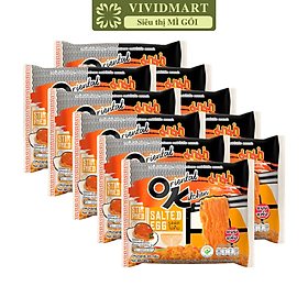 MAMA - Mì xào Mama OK Trứng Muối, Mì xào Trứng Muối Thái Lan, Mama mì Trứng Muối gói (85g/gói)