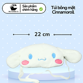 Túi bông mặt Cinnamoroll, Túi Sanrio Chính Hãng, Quà tặng đáng yêu, Sản phẩm chính hãng, Phân phối bởi Teenbox