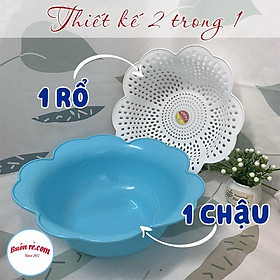 Rổ nhựa hoa mai Việt Nhật an toàn bền đẹp
