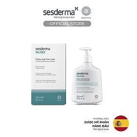 Sữa rửa mặt tạo bọt dịu nhẹ Sesderma Salises cho da dầu mụn 300ml