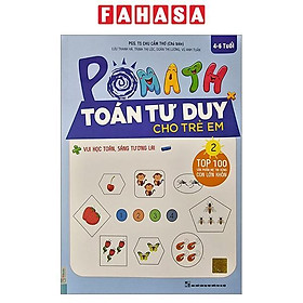Sách POMath - Toán Tư Duy Cho Trẻ Em 4-6 Tuổi (Tập 2) - TKBooks