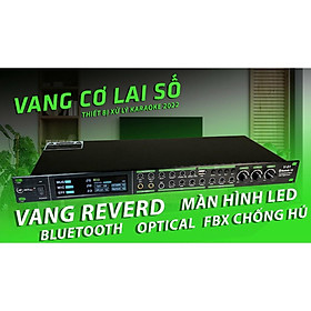 Mua Vang cơ lai số MTMax V01 - Chống hú tối ưu với chế độ FBX  Reverb nhẹ mượt mà  cổng sub riêng biệt - Đầy đủ kết nối