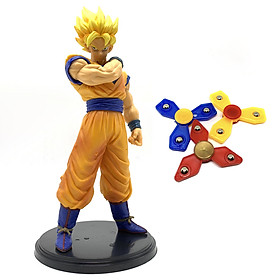 Mô hình Songoku cao cấp Dragon Ball - Tặng bộ 3 con quay Spinner