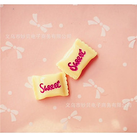 *HN* Charm mô hình kẹo Sweet Candy cho các bạn trang trí slime, Jibbitz, vỏ ốp điện thoại, DIY