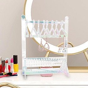 Earrings Display Stand Jewelry Display Organizer Jewelry Earring Holder Modern Gift Acrylic Earring Storage Rack for Counter NightStand Home