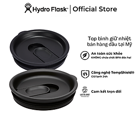 Mua Nắp thay thế cho bình nước giữ nhiệt Hydro Flask Medium Closeable Press-In Lid Black -Hàng chính hãng (Season 2024)