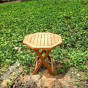 Mua Bàn Xếp Gỗ Cao Su Chữ Nhật 40x60x52