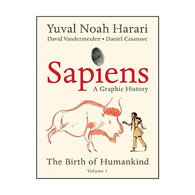 Ảnh bìa Sách - Sapiens (Graphic Edition) : A Brief History of Humankind by Yuval Noah Harari - (US Edition, paperback)