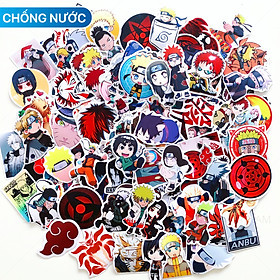 Sticker Naruto Anime -  Dán Trang Trí - Chất Liệu PVC Cán Màng Chất Lượng Cao Chống Nước, Chống Nắng, Không Bong Tróc Phai Màu