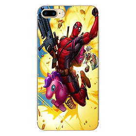 Ốp Lưng Dành Cho iPhone 8 Plus/ 7 Plus Deadpool Cầm Súng