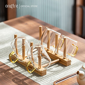 Giá để đĩa bằng tre/gỗ tiện lợi (Có thể tháo rời) | ongtre (Vietnam)