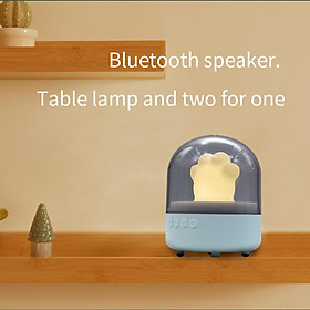 Night Light Portable Wireless Bluetooth Speaker Bedside Table Lamp, Best Gift for Women Men Teens Kids Children Students Girlfriend Boyfriend
