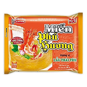 Miến ăn Phú Hương  Lẩu Thái Tôm  58gr x 24 gói