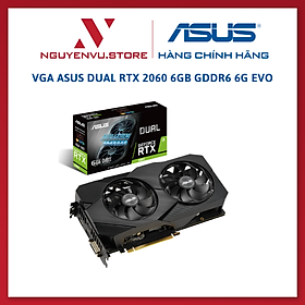 Mua Card màn hình Asus 2060 EVO 6GB D6 Dual GeForce RTX (DUAL-RTX-2060-6G-EVO) - Hàng chính hãng FPT phân phối