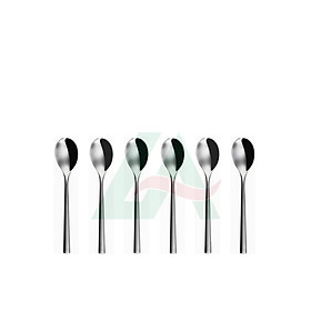 Bộ 6c Muỗng Cà Phê 107006 - Inox 304 Stainless Steel 18/10 Đồ dùng bàn tiệc nhà hàng khách sạn cao cấp (Set of 6pcs Coffee spoon SS18/10)