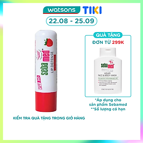 Son Dưỡng Sebamed Lip Defense Bảo Vệ Môi Hương Dâu SPF 30 4.8g