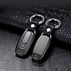 Móc Khóa Bật Lửa Điện Tử Chống Gió Sạc USB (10.8 x 2.8 x 1.1cm)