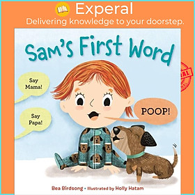 Sách - Sam's First Word by Holly Hatam (UK edition, hardcover)