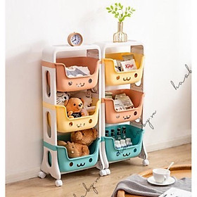 Mua Kệ gấu đựng đồ đa năng cho bé Hokori có bánh xe mã 5576 nhựa Việt Nhật
