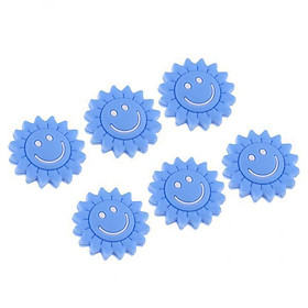 3x6pcs Silicone Tennis Racquet Racket Vibration Damper Shock Absorber  Blue