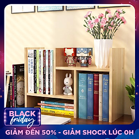 Kệ Sách Để Bàn Cao Cấp Vân Gỗ Sồi