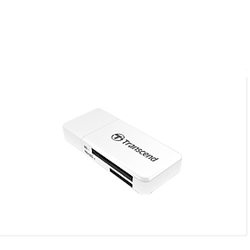 Đầu Đọc Thẻ Nhớ Transcend TS-RDF5W màu Trắng - USB 3.1 - Hàng chính hãng 