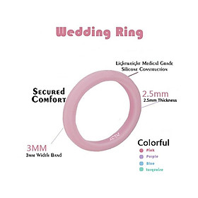 Silica Rings for Finger Silicone Rubber Weddings Engagement Rings Jewelry 1