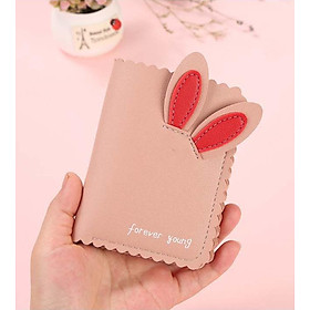 Ví nữ cầm tay mini hình tai thỏ ngăn L2 Shalla