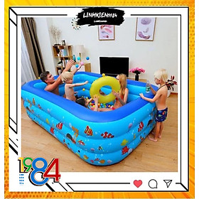 Bể bơi 3 tầng cho bé 1.3m an toàn chống trượt cho bé