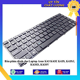 Bàn phím dùng cho Laptop Asus K43 K43E K43S K43SJ K43SD K43SV - Hàng Nhập Khẩu New Seal