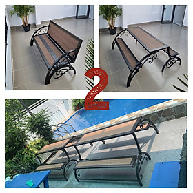 Mua Ghế sân vườn thông minh Juno Sofa mở thành bàn ghế đôi mặt bàn nhựa