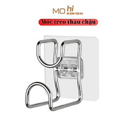 Móc dán tường siêu dính, móc dán tường treo đồ nặng, nồi niêu, xong chảo, móc treo đồ đa năng - Mẫu 5: Móc treo thau chậu