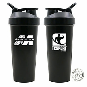 Bình lắc Shaker Pha Whey Mass - LOGO MUSCLETECH & TC Sport Food - Màu Sắc Ngẫu Nhiên