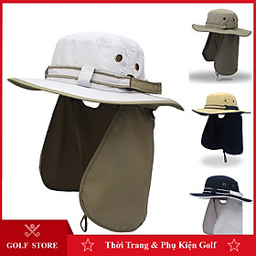 Hình ảnh Mũ chống nắng golf nam nữ tai bèo có dây điều chỉnh thoáng khí chặn tia UV cực tốt