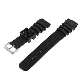 20mm 22mm 24mm Pro Silicone Watch Band Sport Diver Waterproof Strap Wrist Bracelet
