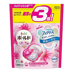 Viên giặt xả BOLD Lip Happiness Gel Ball 4D Premium Clean Nhật Bản (túi/hộp)