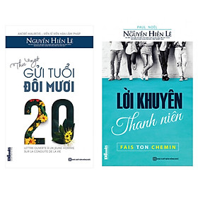 Combo 2 cuốn Thư ngỏ tuổi đôi mươi + Lời khuyên thanh niên ( tặng 1 giá đỡ iring dễ thương )