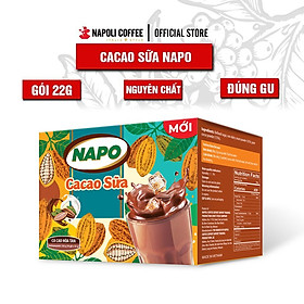 Cacao hòa tan sữa đá Napo Napoli Coffee 22g/gói - Cung cấp năng lượng cho buổi sáng